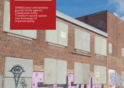 New Orleans vacant properties are secured by DAWGS steel door and window guards. Realtors, homeowners, and investors trust DAWGS to protect their assets.